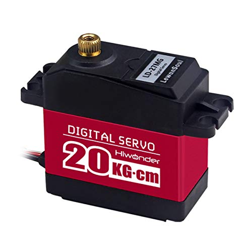 20Kg High Torque Digital Servo Full Metal Gear, Aluminium Case Waterproof For Rc Mode Diy,Control Angle 270° #TOP1