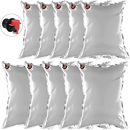 KITYHOME Bolsa de Agua, bidón Plegable, 5 x 30 L, 5 x 20 L, Agua Potable para Equipos de Supervivencia, Almacenamiento de Agua Cover