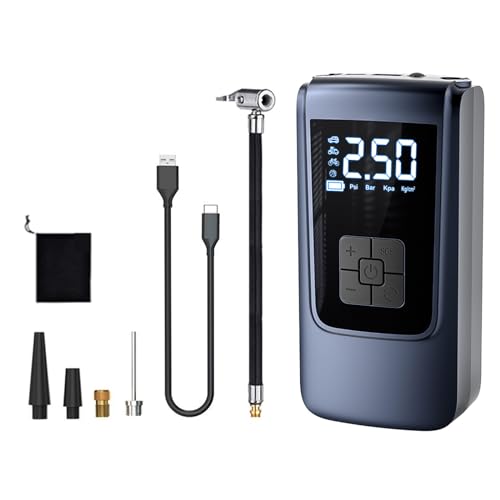 Gonfleur de pneu portable 150PSI, compresseur d'air haute précision - 5