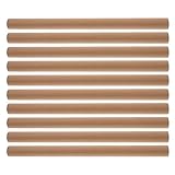 BESTonZON 10 Stück Versandröhren aus Kraftpapier 40cm X 25cm Stabile Pappröhren für Poster Kunstwerke Dokumente Wiederverwendbare Aufbewahrungs und Transporthülsen