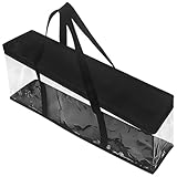 Étui de rangement pour dvd – un de rangement transparent de grande capacité pour organiser divers objets tels que des livres, des chapeaux, des CD et des disques, porte-albums CD