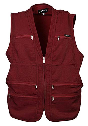 Image of Men's 9 Pockets Work Utility Vest Military Photo Safari Travel Vest Workwear Jacket