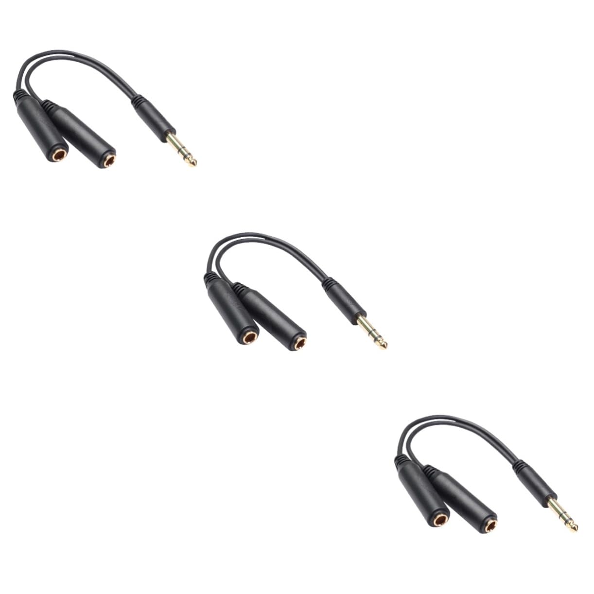 DOITOOL Cable Estéreo De 6 35 Mm para Auriculares Adaptador Divisor En Y para Conectar Auriculares A Una Computadora Portátil.