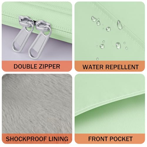 Image of HoYiXi Universal Sleeve Bag for 7-8 inch Tablet Fire HD 8 /Fire HD 8 Plus Compatible iPad mini (6th Gen) 8.3 inch 2021, iPad mini 5 /4 /3 /2 /1, Tab A8, 7 inch-8 inch inch Android Tablet Sleeve Case -Green