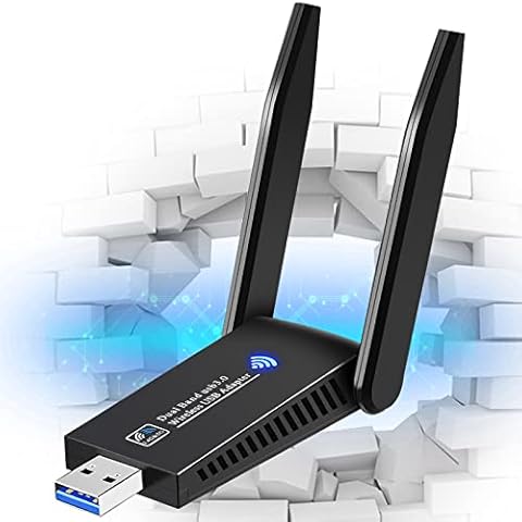 1300Mbps USB WLAN Stick für PC Dual 5dBi Antenne Wireless Adapter Cover