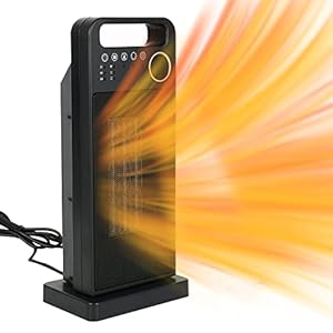 Ventilatorkachel mini keramische ventilatorkachel PTC keramische verwarming elektrische ventilatorkachel energiebesparend (2000 W)