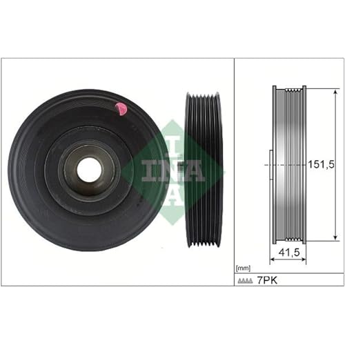 Ina 544 0088 10 Puleggia Cinghia Albero A Gomiti Puleggia Albero Motore Puleggia Albero Motore Puleggia Motore - 3