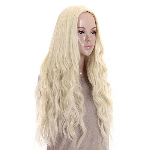 No Bangs Princess Wigs for Women,Small Curly Long Wig for Daily Looking Fashion Women Wig