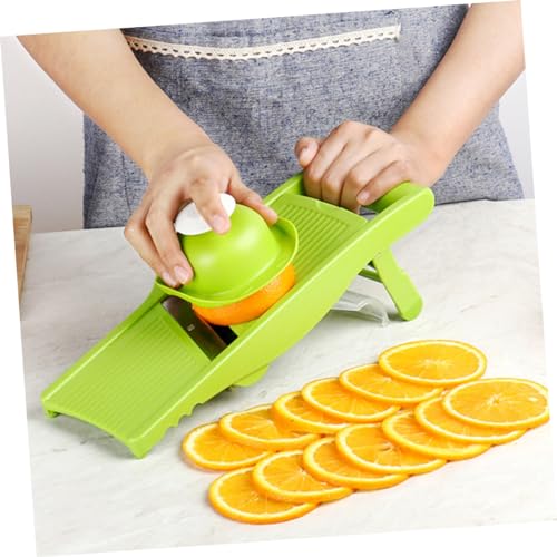 Cortadora manual multipropósito para vegetales Hemobllo verde miniatura 4