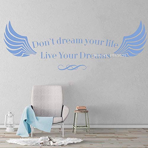 Buy Gadgets Wrap Live Your Dream Quote Wall Sticker Vinyl Inspirational ...
