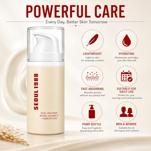 Image of SEOUL 1988 Eye Cream |Retinal Advanced Shot | Fine Lines and Skin Texture Care | Retinal Liposome | Fermented Bean, Wrinkle Care, Anti Aging, Skin Elasticity, Pigmentation, Brightening | Dark Circle | Under Eye Cream