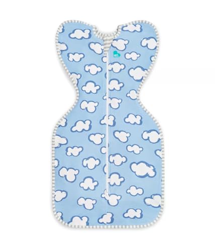 Image of Love to Dream Swaddle UP, Baby Sleep Sack, Self-Soothing Swaddles for Newborns, Get longer Sleep, Snug Fit Helps Calm Startle Reflex, New Born Essentials for Baby, 13-19 lbs, Daydream Blue