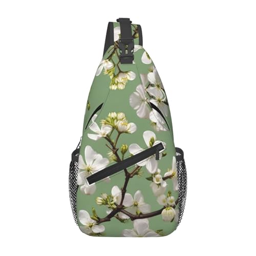 Morrales tipo bandolera con estampado de flores Dogwood