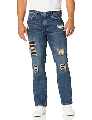 Image of Levi's Men's Big and Tall 541 Athletic Fit Stretch Jean, Cholla Black Overdye - All Seasons Tech, 58W x 30L