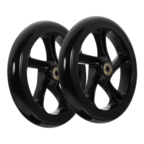 LABRIMP 2 Stück Hochwertige PU Skateboard Räder Verschleißfest Flexibel und Geräuscharm Einfache Montage Geeignet für Scooter Elektroroller und Longboard Wetterbeständig und Ersatzteil