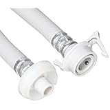 SANEI(サンエイ) 自動洗濯機給水延長ホース 1ｍ 給水ホースにつないで延長 ワンタッチ着脱 PT17-2-1