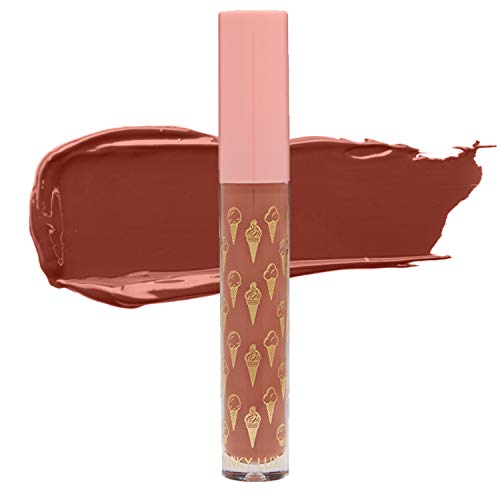 Winky Lux Double Matte Whip 24-Hour Waterproof Lipstick, Liquid Wet Lipstick for Long-Lasting Matte Lip Color, Hydrating Makeup with Vanilla and Avocado Oil to Lock in Moisture, 0.14 Oz, Cookie