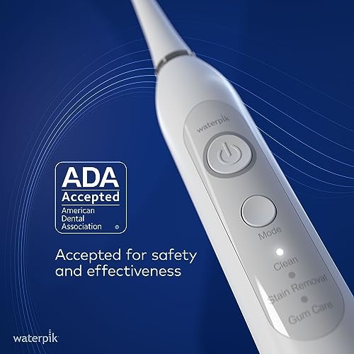 Image of Waterpik Sensonic Sonic Electric Toothbrush, Rechargeable Toothbrush for Adults with 3 Modes, Travel Case, USB Charger, White STW-03W020