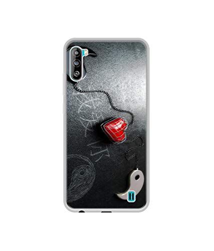 Image of Chinnese Yin and Yang Design Printed Silicon Soft TPU Back Case Cover for Lava Z2