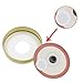 Zonon 128 Pieces Synthetic Filter Paper Stickers 20 mm 0.3 ?m Synthetic Filter Disc Tape Mushroom Applied Under Wide Mouth Mason Jar for Mushroom Cultivation