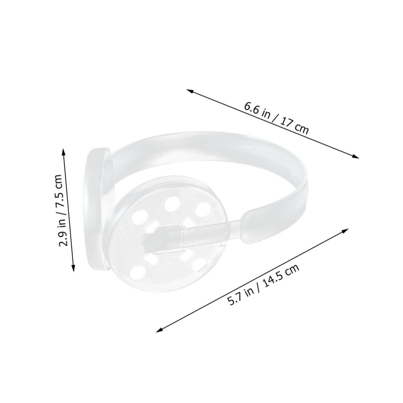 NAMOARLY Earmuff Frame Holder Plastic Rack for Winter Earmuffs Diy Earmuff Frame Accessory