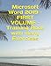 Produktbild Microsoft Word 2019 - FIRST VOLUME - Training Book with many Exercises (Microsoft Word 2019 - Training books with Exercises in three Volumes: Beginners, Advanced, Professional, Band 1)
