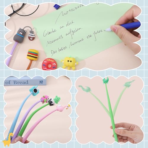 Set de 60 bolígrafos divertidos para niños BESARME miniatura 6