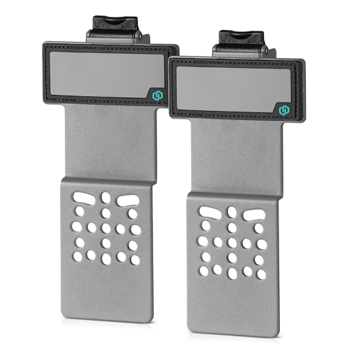 Savior Equipment Wall Rack System Heavy-Duty Steel Tactical Universal Pistol Holster Storage Attachment Wall Mount Hanger, Gray