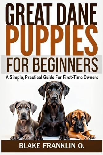 Great Dane Puppies For Beginners: A Simple, Practical Guide For First-Time Owners (The Complete Dog Owner’s Handbook Series)