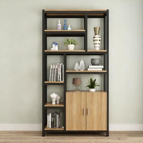 玄関ホール パーティション スクリーン コラム、棚付き自立型ルーム パーティション、オープン ストレージ スペース付きプライバシー スクリーン パーティション コラム。(A,100cm/39.4in)