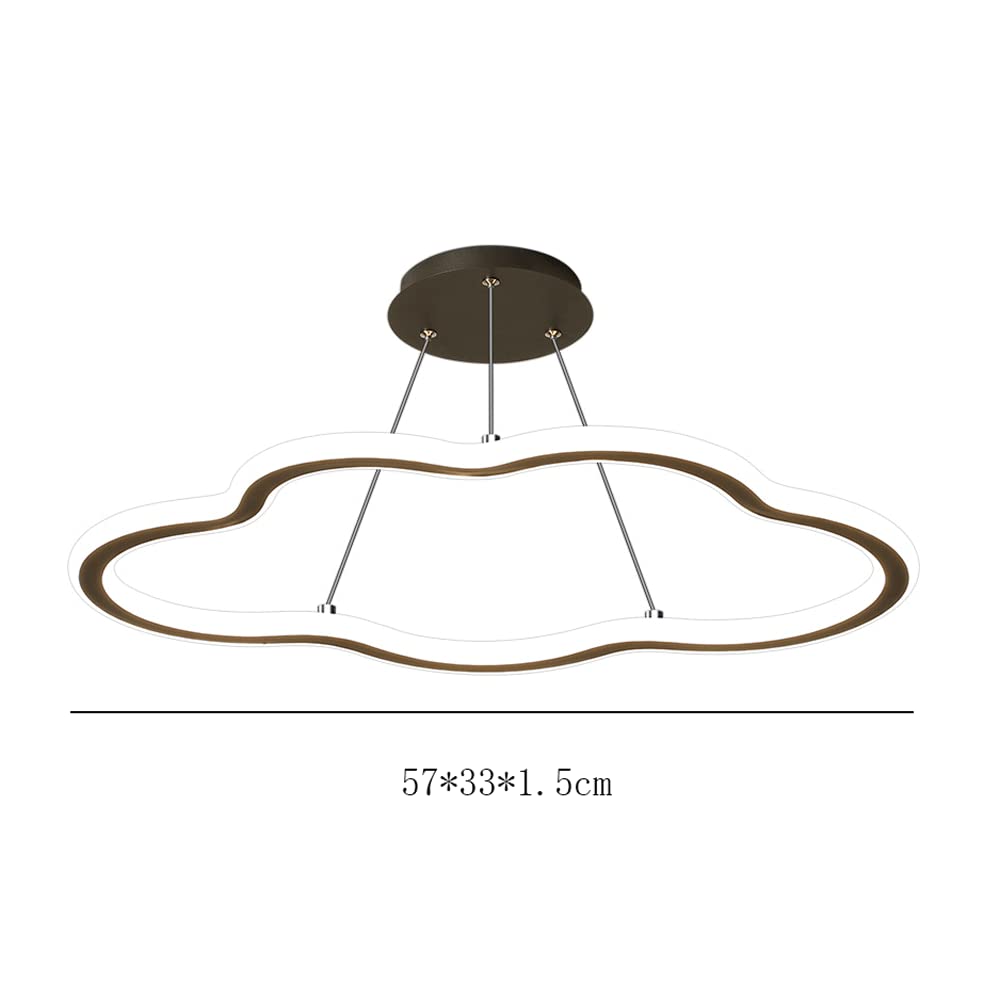 Liniowa metalowa lampa wisząca, lampy wiszące w chmurze z kreskówek, nowoczesny żyrandol LED, lampa wisząca dekoracyjna do pokoju dziecięcego, czarne lampy sufitowe do sypialni