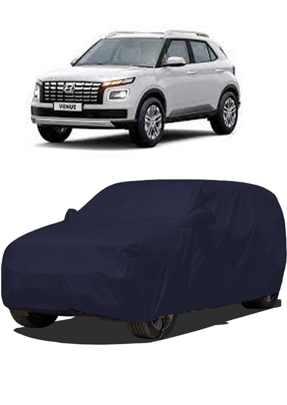Image of J S R Waterproof Body CAR Cover for Maruti Suzuki Venue (Maruti Suzuki Venue CAR Cover | Venue CAR Cover | Venue CAR Cover Waterproof | CAR Cover for Venue)