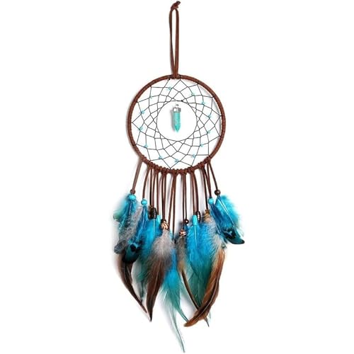 Lerkely Capteur De Rêves en Plumes, Handmade Attrape-rêves pour Decoratif Maison Chambre Murale Voiture Anniversaire Cadeau