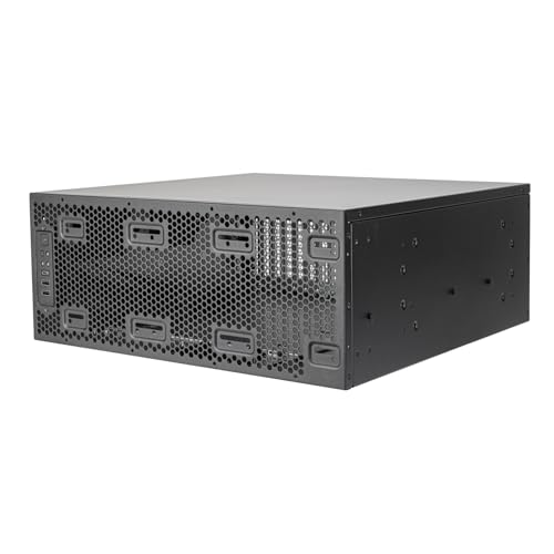 8 slot di espansione PCI Silverstone Technology RM4A - Alloggiamento server con montaggio su rack 4U con compatibilità avanzata con radiatore da 360 mm, 4U, SST-RM4A
