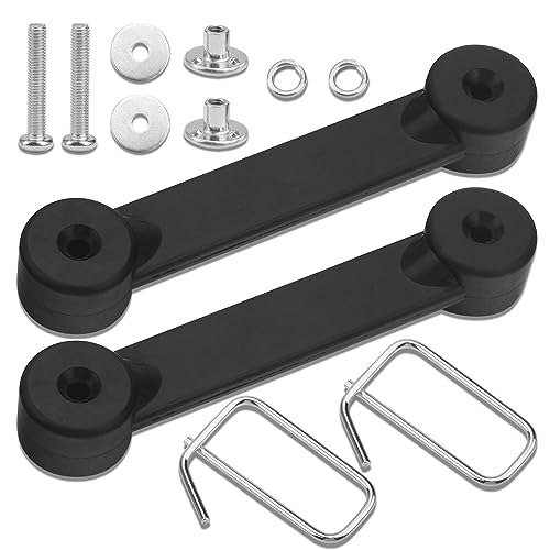 M67099 Strap and M67100 Hook Kit Compatible with John-Deere Lawn & Garden Tractors Bagger Chute Attaching Strap Kit for John-Deere F Z LA X LT Series Replace M88150 M67099B M67099A GY00177 M88012
