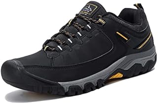 AX BOXING Men's Walking Shoes Hiking Trainers Outdoor Trekking Footwear Non-Slip Lightweight Trail Running Work Shoe Size 7-11 UK