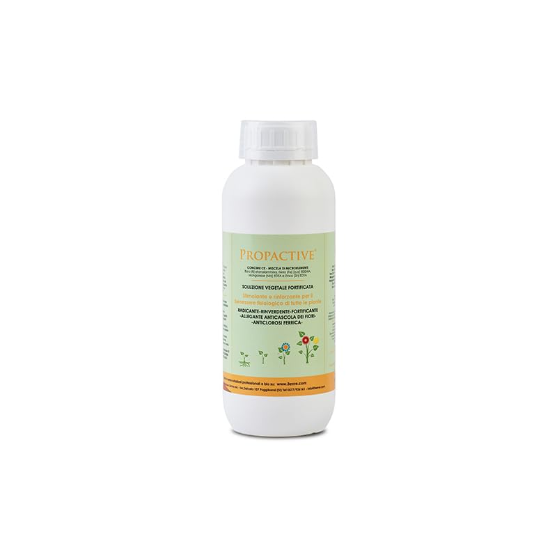 PROPACTIVE® BIO concime fitostimolante universale: + allegagione + verde + fioriture (Cactus-Bonsai-Orchidee-Fiori-Frutti-Ortaggi-Agrumi) liquido COLTIVAZIONE BIOLOGICA DI ALTA QUALITÀ (5 Kg)