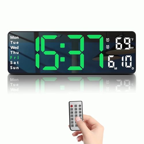 DHYANEXA 16 Inch Digital Alarm Clock - Image 3
