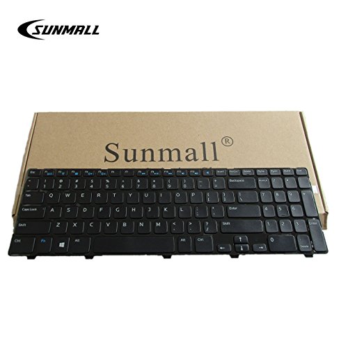 SUNMALL Laptop Keyboard Replacement Without Backlit Compatible with Inspiron 15 3521 3537 15v-1316