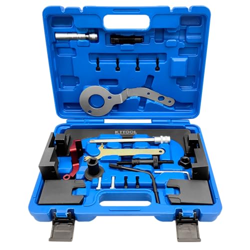 KTTOOL Camshaft Locking Tool Engine Timing Kit Compatible with BMW Mini B38 B48 B58 A15 A12 A20, with 14mm Spark Plug Socket