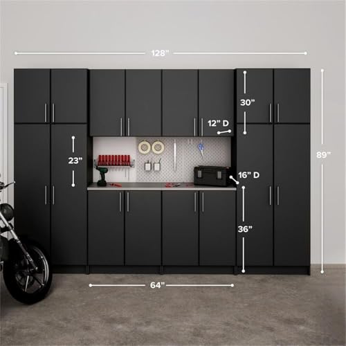 Prepac RSX-1016-8M Elite Functional 8-Piece Garage Cabinets And Storage System Set G thumb #2