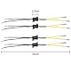 4 x Widerstand Leistungswiderstand Lastwiderstand Motorrad Blinker LED Ladewiderstand Flash Blinker Fix Fehler 12V 25W 6.8Ohm