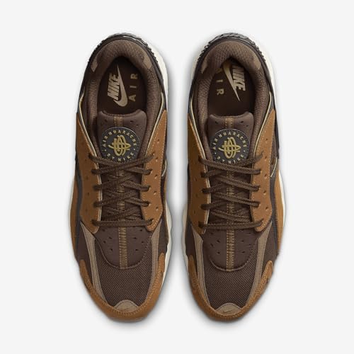 Nike Air Huarache Runner Men's Shoes (DZ3306-201, Cacao Wow/Light British Tan/Velvet Brown/Bronzine) Size 154