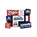 Nostalgic-Art Aimants rétro pour frigo, Citroen – C'est la Vie – Idée de Cadeau pour Fans de Voitures, décoration magnétique, Design Vintage, 9 pièces
