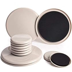 Patines Regulables Para Muebles Ezprotekt - Juego de 12 Deslizadores para Mover Muebles Pesados Reutilizables Patines para desplazar Muebles Deslizadores para Alfombra Protectores para Patas de Muebles (3,5 Pulgadas, 7 Pulgadas)