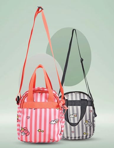 Image of PB Pearlbags Soft Crossbody Shoulder Or Hand Bag or Sling bag Water Resistant Anti Fall Stationery Storage Bag Handbag Clutch Bag Sweet Birthday Gift For 5-10 Years Children Students Girls