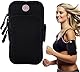 Voarge Sport Armtasche, Handyhalterung Arm zum Laufen Sport Armband, Laufarmband mit 2 Fächern, Armband Telefon Handyhalter Case für Laufen, Workout, Joggen und Fitness