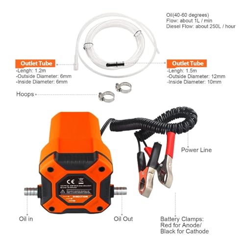 Extractor de aceite para coche eléctrico de 12V que soluciona los cambios de fluido difíciles 4