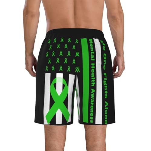 Men's Beach Shorts Drawstring Quick Dry Running Shorts Comfortable Loose Gym Shorts Swimsuit Pants with Pockets4