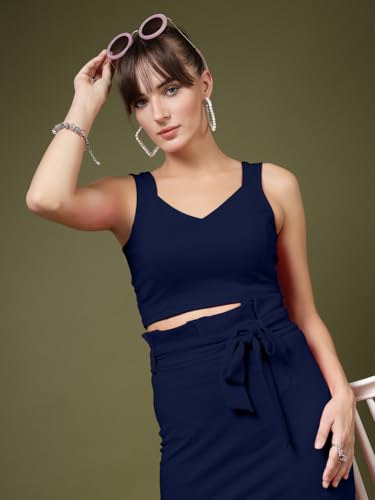 Image of OOMPH! Stretchable Sleeveless Crop Top